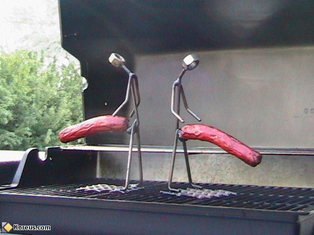 merguez saucisse barbecue bbq photo humour insolite