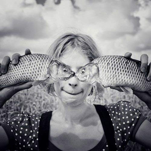photo humour insolite yeux oeil poisson