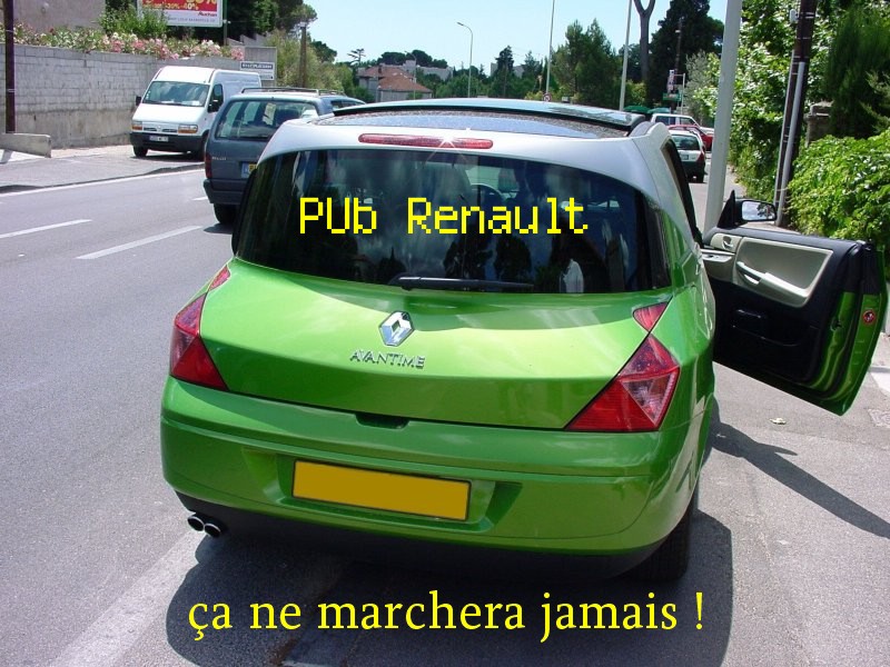 Image Pub Renault Avantime Post par Koreus le 3 3 2003 210403